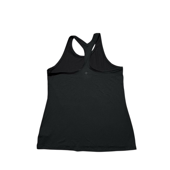 Athleta Power Up Tank Top NWT Womens Medium Black Workout‎ No Stink UPF Wicking - Picture 2 of 16